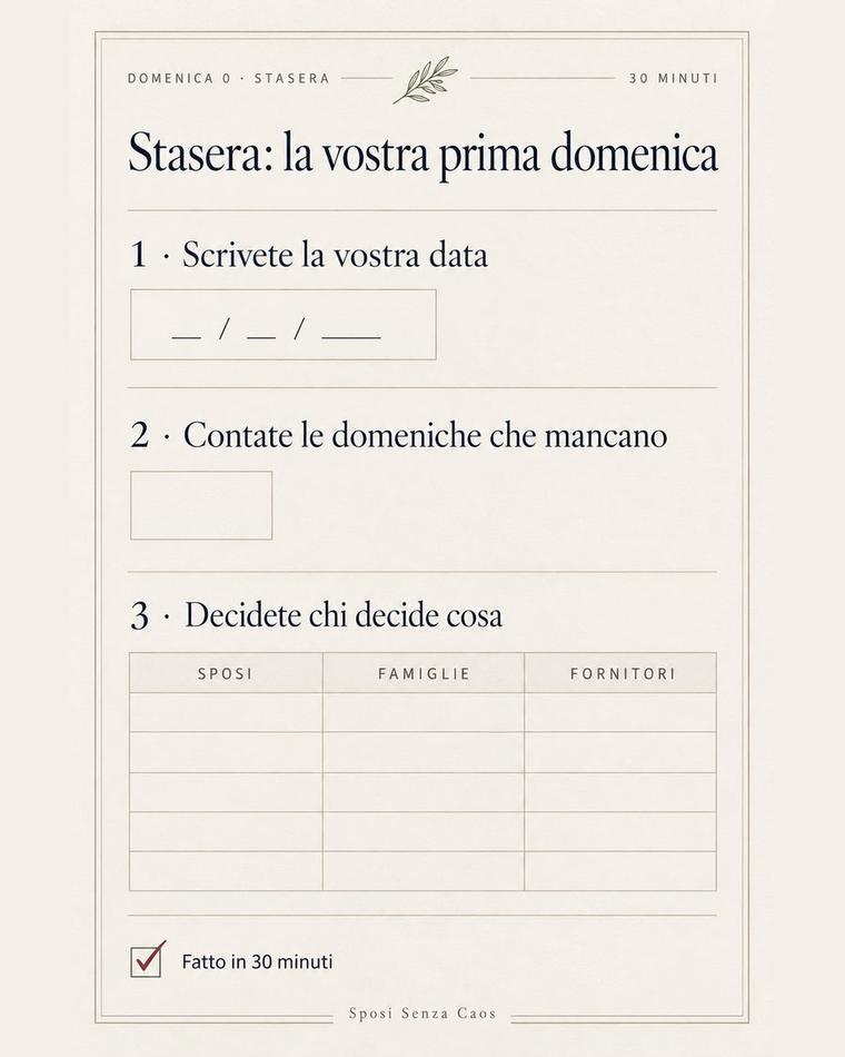 Pagina «Stasera: la vostra prima domenica»